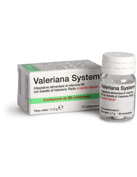 VALERIANA SYSTEM 30 COMPRESSE