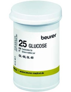 STRISCE MISURAZIONE GLICEMIA BEURER PER GLUCOMETRO GL48/GL49 IN FLACONE 50 PEZZI