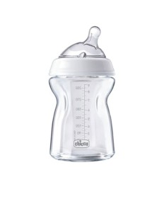 CHICCO BIBERON NAT FEEL VETRO 0M+ 250 ML