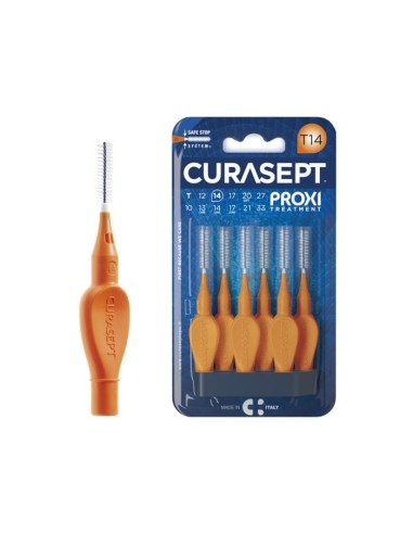 CURASEPT PROXI T14 OCRA/DARK GOLD 6 PEZZI