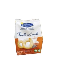 PIACERI MEDITERRANEI TARALLI AI CEREALI 100 G