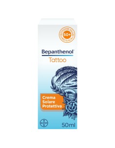 BEPANTHENOL TATTOO CREMA SOLARE PROTETTIVA SPF50+ 50 ML