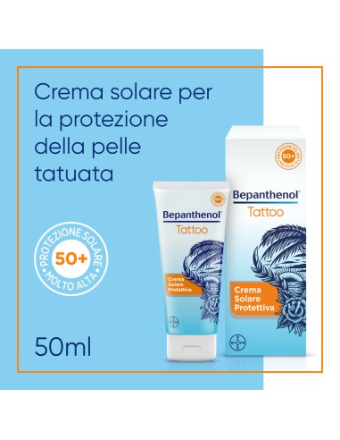 BEPANTHENOL TATTOO CREMA SOLARE PROTETTIVA SPF50+ 50 ML