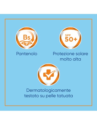 BEPANTHENOL TATTOO CREMA SOLARE PROTETTIVA SPF50+ 50 ML