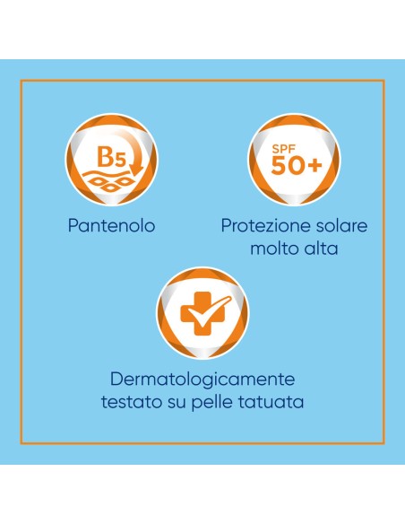 BEPANTHENOL TATTOO CREMA SOLARE PROTETTIVA SPF50+ 50 ML