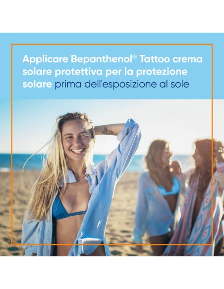 BEPANTHENOL TATTOO CREMA SOLARE PROTETTIVA SPF50+ 50 ML