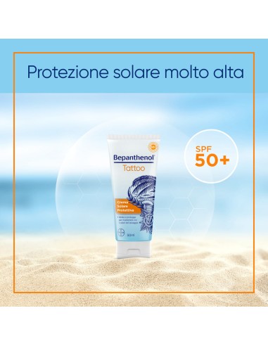 BEPANTHENOL TATTOO CREMA SOLARE PROTETTIVA SPF50+ 50 ML