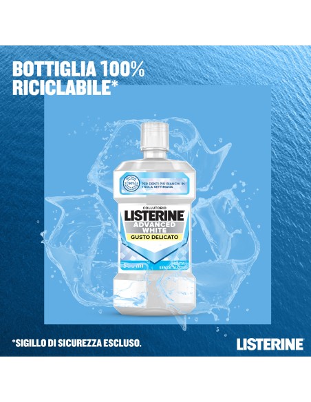 LISTERINE ADVANCED WHITE GUSTO DELICATO 500 ML
