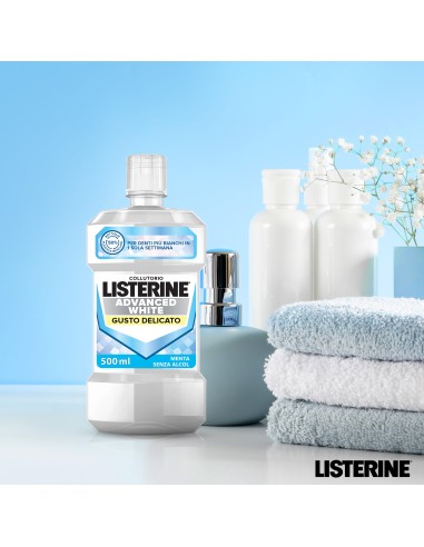 LISTERINE ADVANCED WHITE GUSTO DELICATO 500 ML