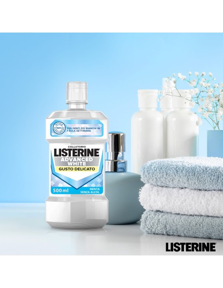 LISTERINE ADVANCED WHITE GUSTO DELICATO 500 ML