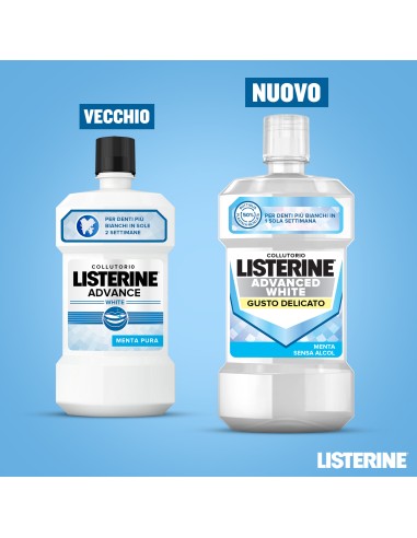 LISTERINE ADVANCED WHITE GUSTO DELICATO 500 ML