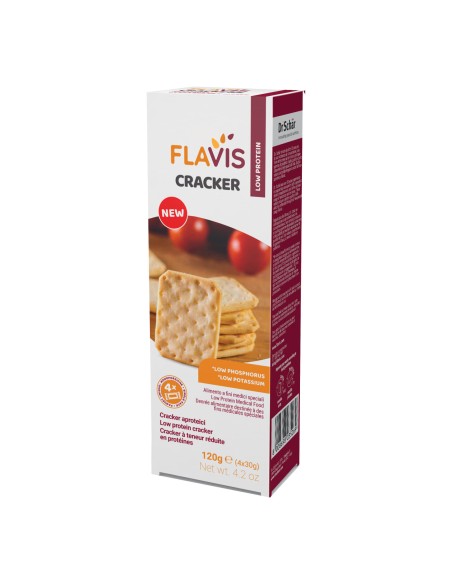 FLAVIS CRACKER APROTEICI 4 PORZIONI DA 30 G