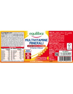 EQUILIBRA MULTIVITAMINE E MINERALI 60 COMPRESSE 2