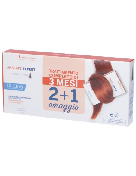 DUCRAY ANACAPS EXPERT CAPELLI E UNGHIE 3 X 30 CAPSULE