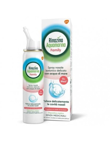 RINAZINA AQUAMARINA FAMILY SPRAY NASALE ISOTONICO DELICATO 100 ML