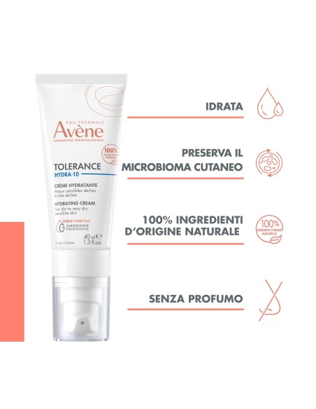 AVENE TOLERANCE HYDRA 10 CREMA IDRATANTE 40 ML