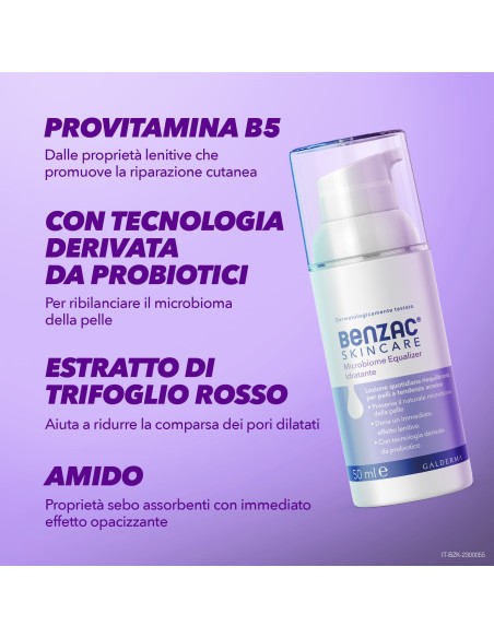 BENZAC SKINCARE MICROBIOME IDRATANTE 50 ML