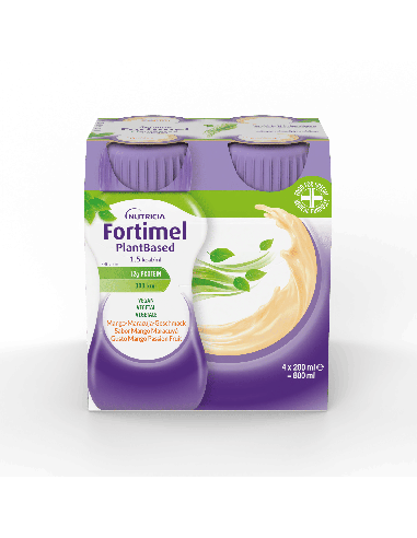 FORTIMEL PLANT BASED MANGO PASSION FRUIT 4 BOTTIGLIE DA 200 ML