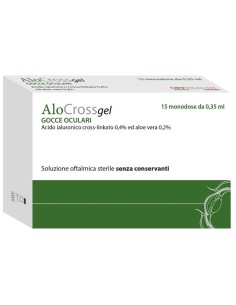 ALOCROSSGEL SOLUZIONE OFTALMICA 15 MONODOSE DA 0,35 ML