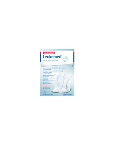 MEDICAZIONE IN TNT ADESIVO LEUKOMED SKIN SENSITIVE STERILE 8X10 CM 5 PEZZI