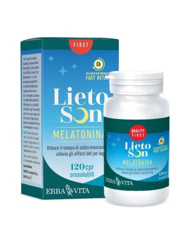 LIETOSON MELATONINA 120 COMPRESSE OROSOLUBILI
