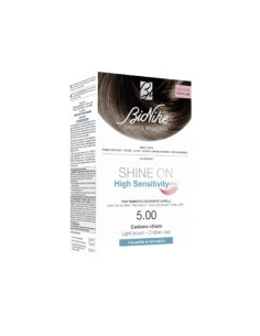 SHINE ON HIGH SENSITIVITY PLUS CASTANO CHIARO 5,00 RIVELATORE IN CREMA 75 ML + CREMA COLORANTE 50 ML