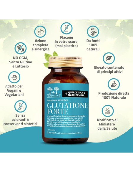 SALUGEA GLUTATIONE FORTE 60 CAPSULE