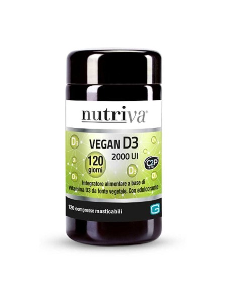 NUTRIVA VEGAN D3 120 COMPRESSE