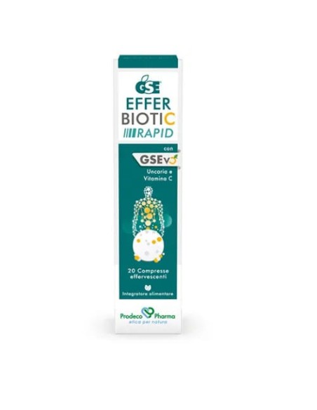 GSE EFFERBIOTIC RAPID 20 COMPRESSE