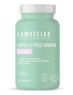 LAMUSELAB CAPELLI E PELLE GRASSA DONNA 90 CAPSULE