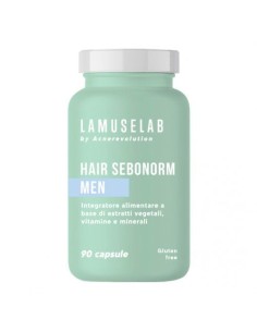 LAMUSELAB CAPELLI E PELLE GRASSA UOMO 90 CAPSULE