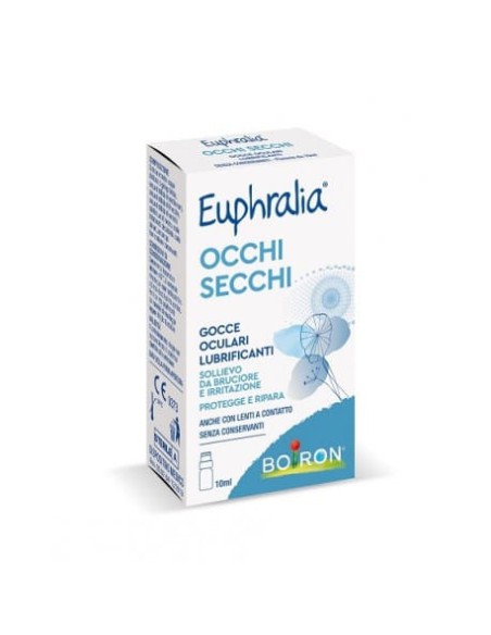 GOCCE OCUALRI LUBRIFICANTI EUPHRALIA OCCHI SECCHI 10 ML