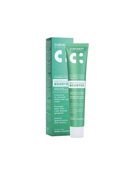 CURASEPT DAYCARE DENTIFRICIO PROTECTION BOOSTER HERBAL INVASION 75 ML
