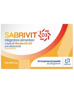 SABRIVIT D3 30 COMPRESSE OROSOLUBILI GUSTO ARANCIA