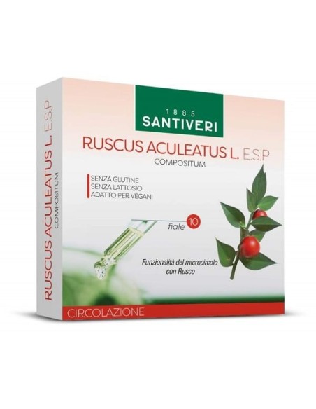 RUSCUS ACULEATUS ESP 10 FIALE DA 10 ML