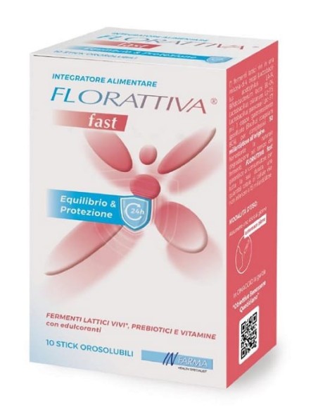 FLORATTIVA FAST 10 STICK OROSOLUBILI