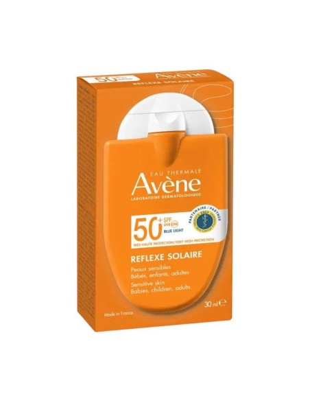 EAU THERMALE AVENE REFLEXE SOLAIRE SPF50+ BEBE BAMBINI ADULTO 30 ML
