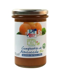 COMPOSTA DI ALBICOCCA CON POLPA DI MELA BIO 320 G