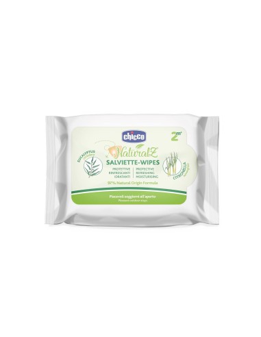 CHICCO ZANZA SALVIETTE NATURALE 20 PEZZI