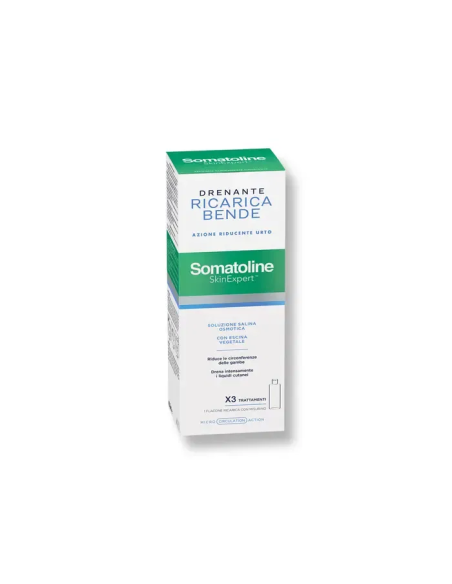 SOMATOLINE SKIN EXPERT BENDE SNELLENTI DRENANTI KIT RICARICA 400 ML