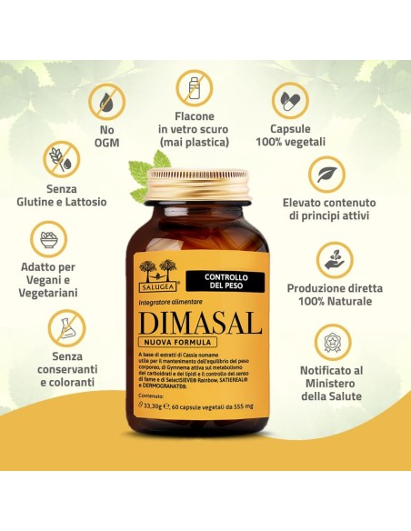 SALUGEA DIMASAL NUOVA FORMULA 60 CAPSULE VEGETALI