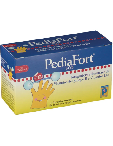 PEDIAFORT 500 10 FLACONI