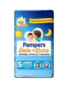 PAMPERS SOLE&LUNA JUNIOR 15 PEZZI