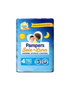 PAMPERS SOLE&LUNA MAXI 17 PEZZI