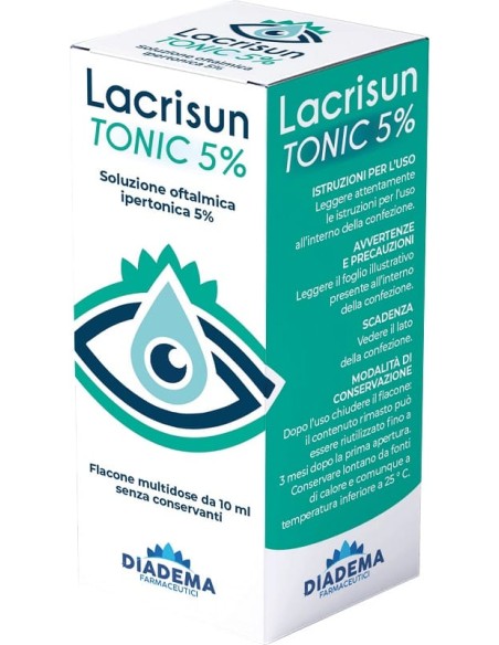 SOLUZIONE OFTALMICA IPERTONICA LACRISUN TONIC 5% 10 ML