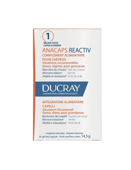 ANACAPS REACTIV CAPELLI SITUAZIONE OCCASIONALE 30 CAPSULE