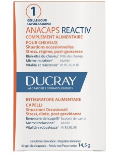 ANACAPS REACTIV CAPELLI SITUAZIONE OCCASIONALE 30 CAPSULE 2
