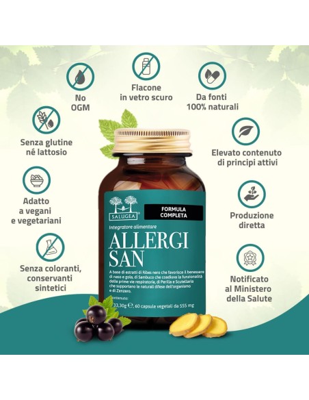 SALUGEA ALLERGISAN 60 CAPSULE