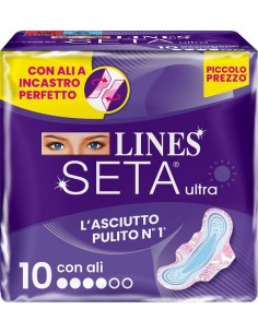 LINES SETA ULTRA ASSORBENTI ALI DWCT 10 PEZZI