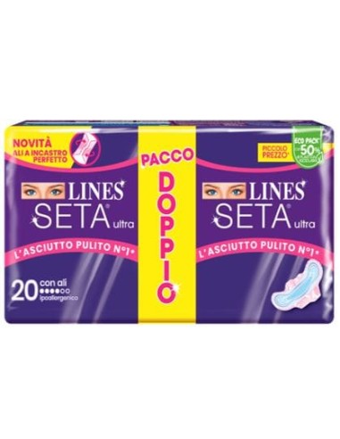 LINES SETA ULTRA ASSORBENTI ALI VP 20 PEZZI